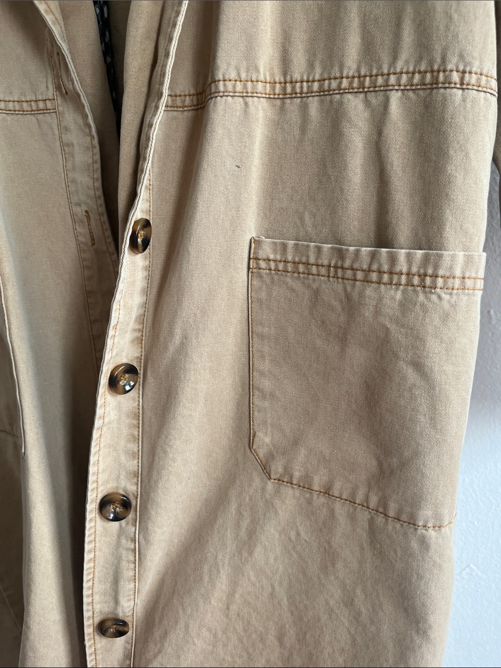 mo:vint Beige Trench coat - Picture 5 of 6